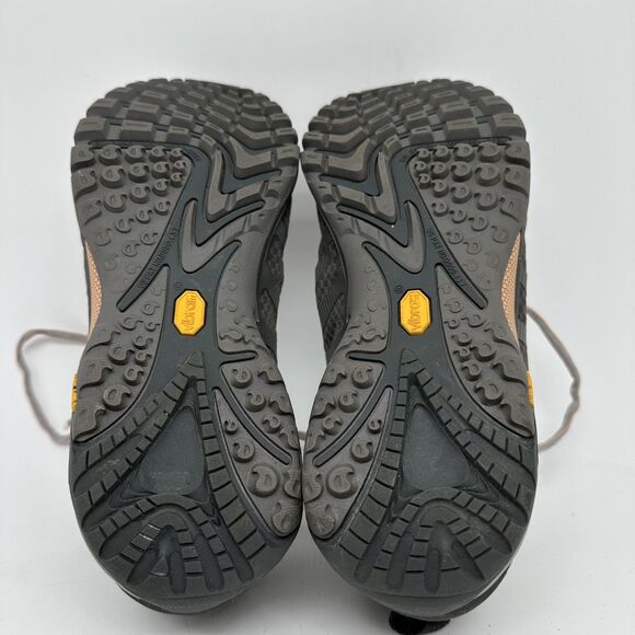 Merrell Trail Running Shoes Womens Size 9 Gray Black Vibram Lace Up J500146 - Picture 13 of 13